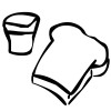 Bread and Water Clip Art Sacrament
