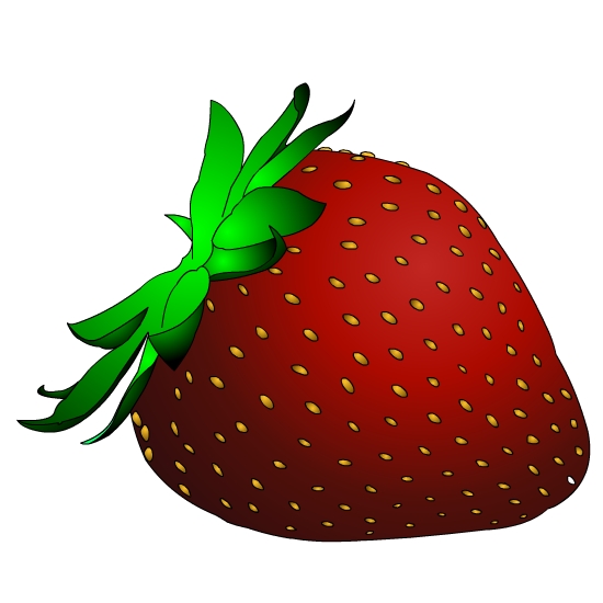 clipart of a strawberry - photo #5