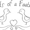 Bird of a Feather - Craft & Stitching Clipart