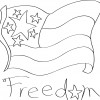 Flag Freedom - Craft & Stitching Clipart