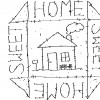 Home_Sweet Home Patch House - Craft & Stitching Clipart