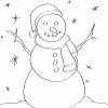 Once There Was a Snowman - Craft & Stitching Clipart